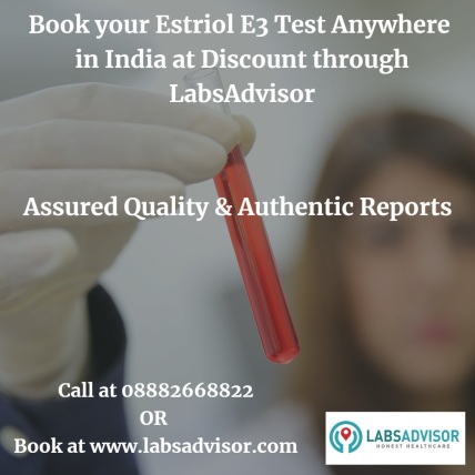 Get 30% off on Estriol E3 Test anywhere in India